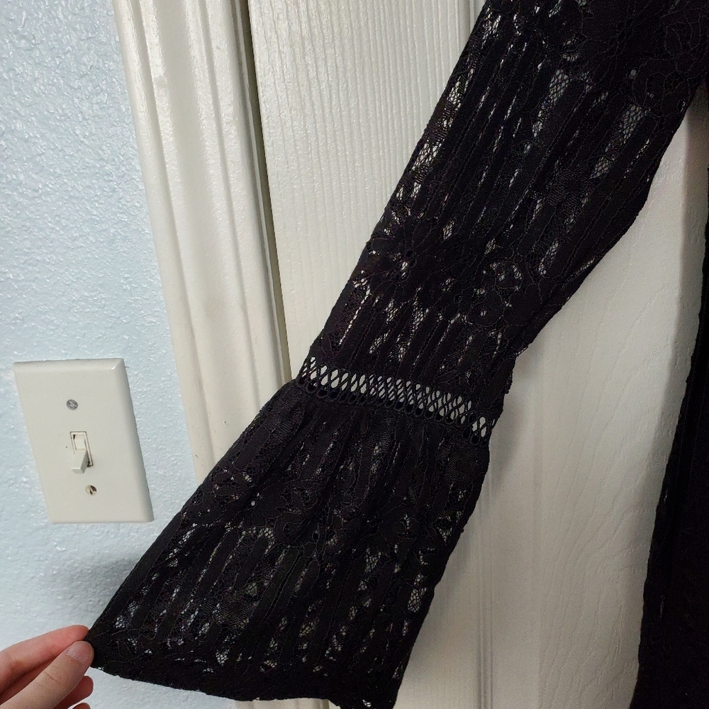 125. Xhilaration Women's short lace dress - Picture 7 of 9